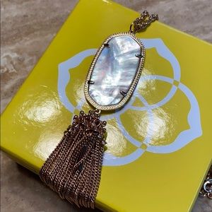 Kendra Scott Gold Quartz Rayne Necklace